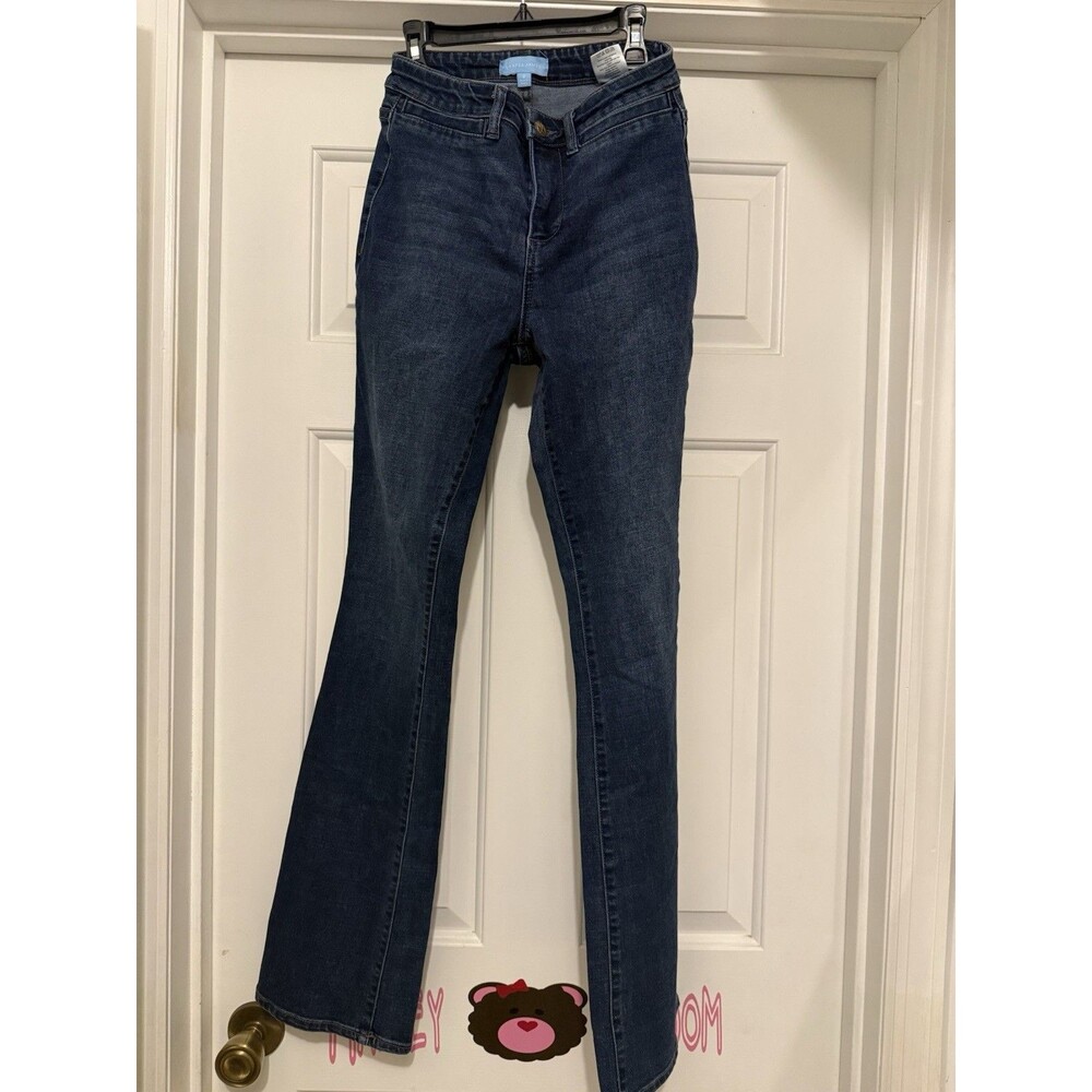 Draper James Mid-Rise Wide Leg Jeans Women’s Size 2 Medium Wash